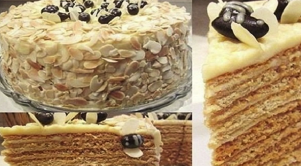 Медената торта Къщата на пчелите е изключително подходящ десерт за