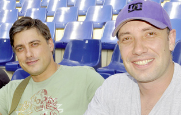 Владо Карамазов и Захари Бахаров които бяха приятели и партньори