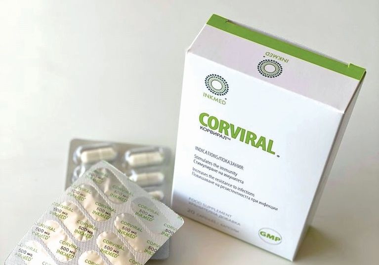 Corviral действа много добре ако приемът на таблетки започне още