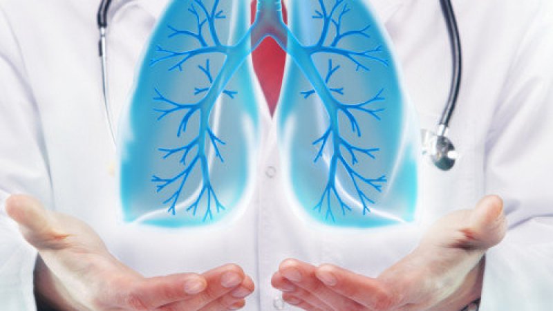 Натрупването на слуз в белите дробове, причинено от влиянието на