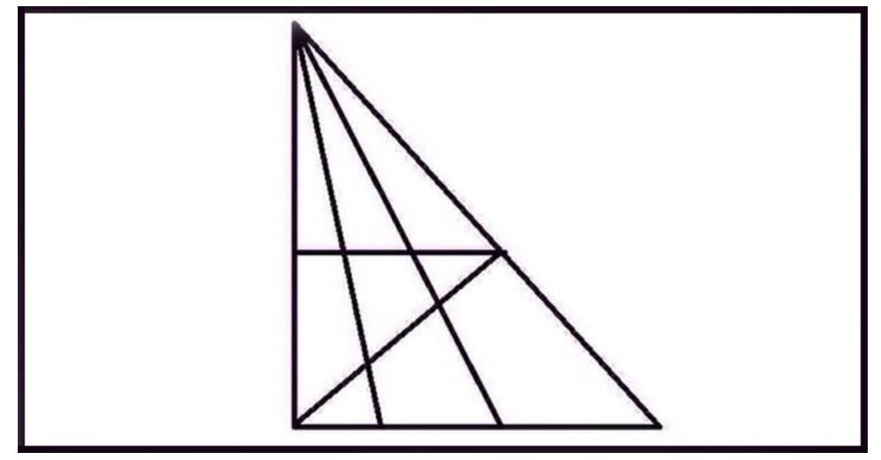 Днес сме ви подготвели една много интересна задачка с триъгълници,