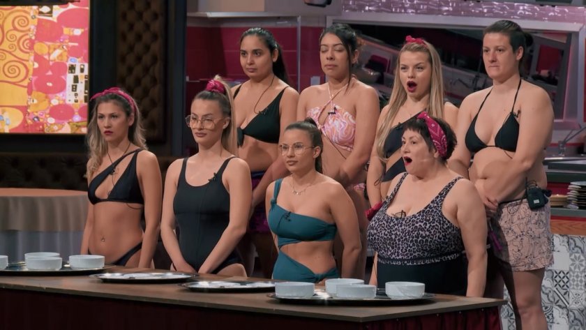 В днешния епизод на Хелс китчън стана много горещо  Участниците хвърлиха