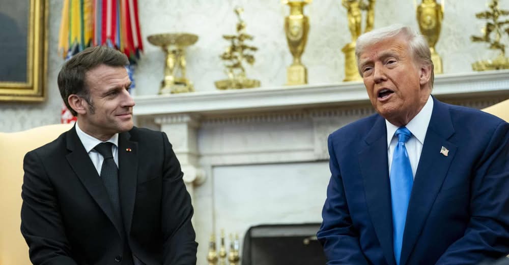 Президентът на САЩ Доналд Тръмп даде шеговит съвет на френския