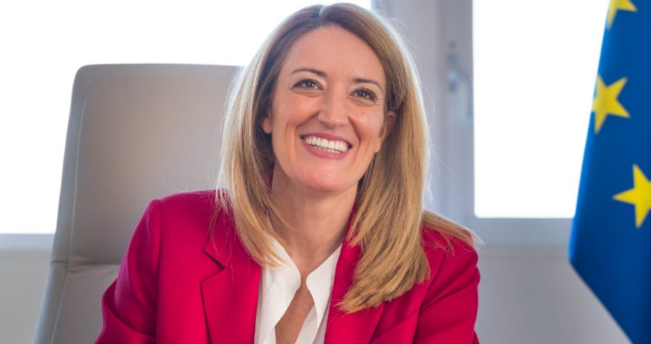 Председателят на Европейския парламент Роберта Мецола се обърна към българите