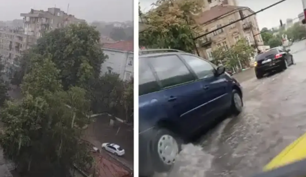 Почти цяла Северозападна България е ударена от силна буря придружена