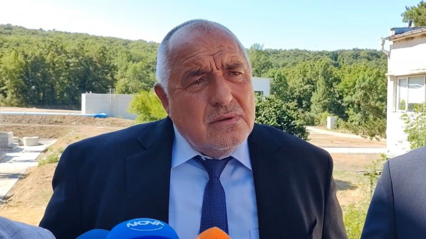 Лидерът на ГЕРБ Бойко Борисов изненадващо се появи на символичното