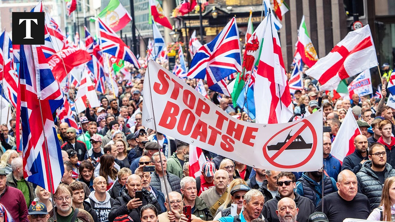 Хиляди демонстранти се включиха в протестно шествие в Лондон организирано