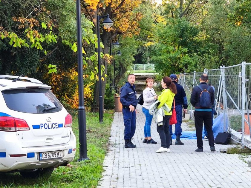 На смразяваща находка в парка на бургаския ж к Славейков се натъква