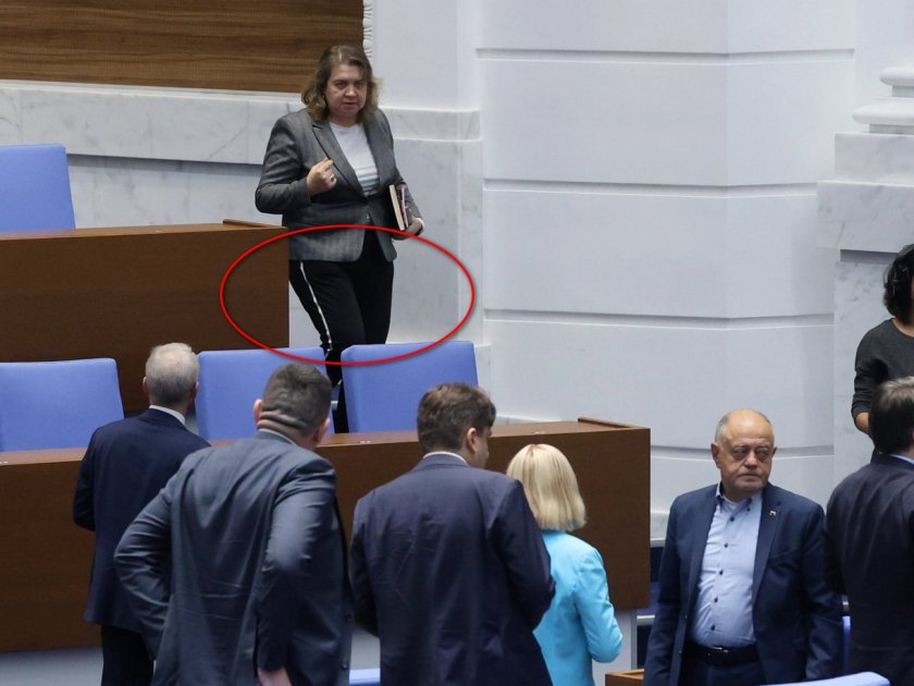Председателката на НС Наталия Киселова се появи в петък с