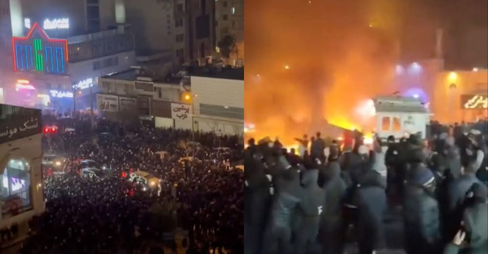 Хората в Иран са откъснати от външния свят от петък 9 януари