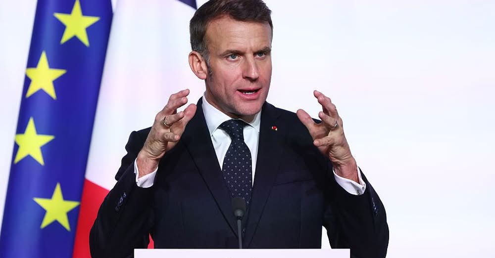 Френският президент Еманюел Макрон предупреди днес че потенциално нарушение от