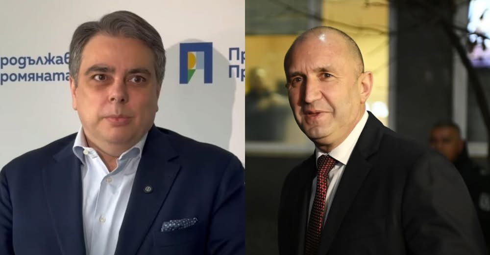Лидерът на Продължаваме Промяната Асен Василев призова Румен Радев да