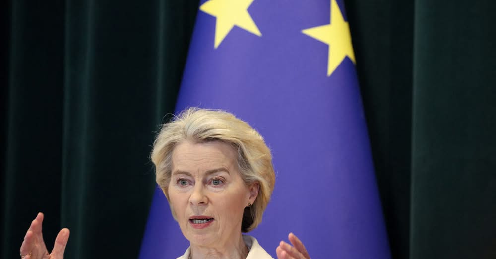Председателят на Европейската комисия Урсула фон дер Лайен разпространи днес