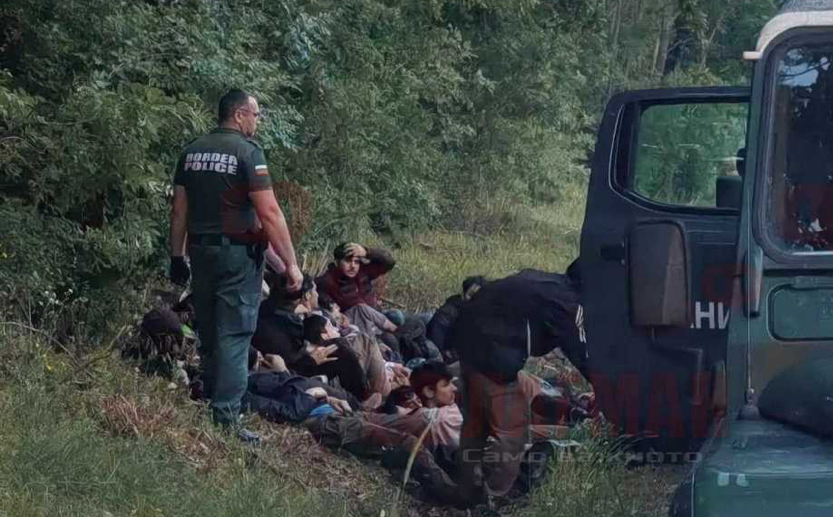 Специализираната акция на Гранична полиция на главния път към Бургас